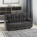 EASTON Power Reclining Sofa with Heat & Vibration, 3-Seat Dual Recliner Sofa - 81.1" W