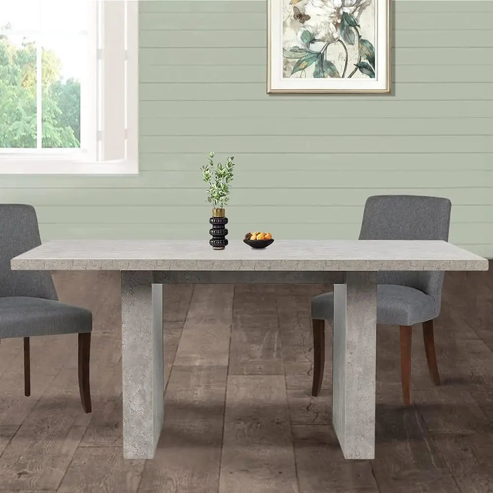 BARBARA Home Furniture Series Rectangular Seamless Top Dining Room Table - 70.86"W