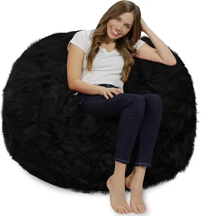 ELORA ChillZen 4FT Microfiber Bean Bag Chair – Memory Foam Lounge Seat | 48'' W