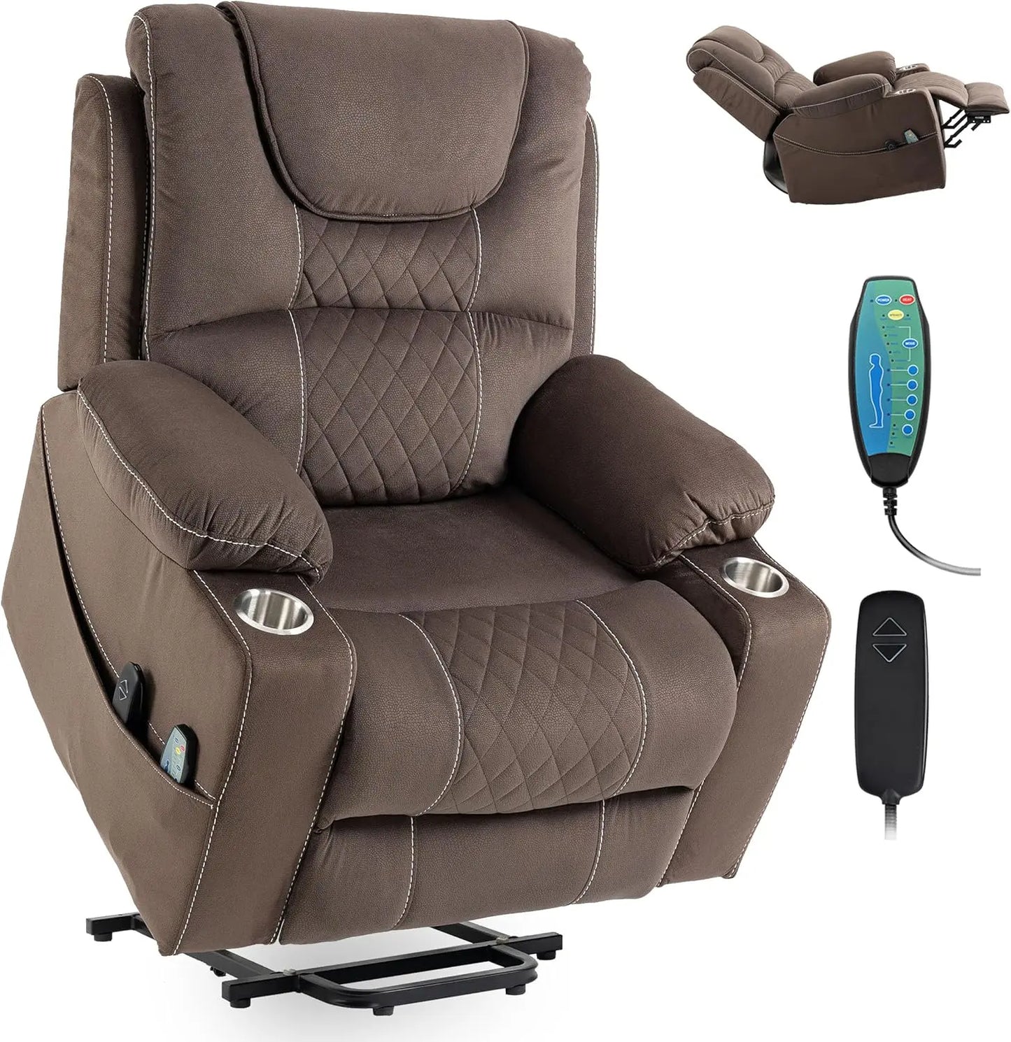 BRODY Minimalist Modern Lift Chair Recliner – 40.5" W