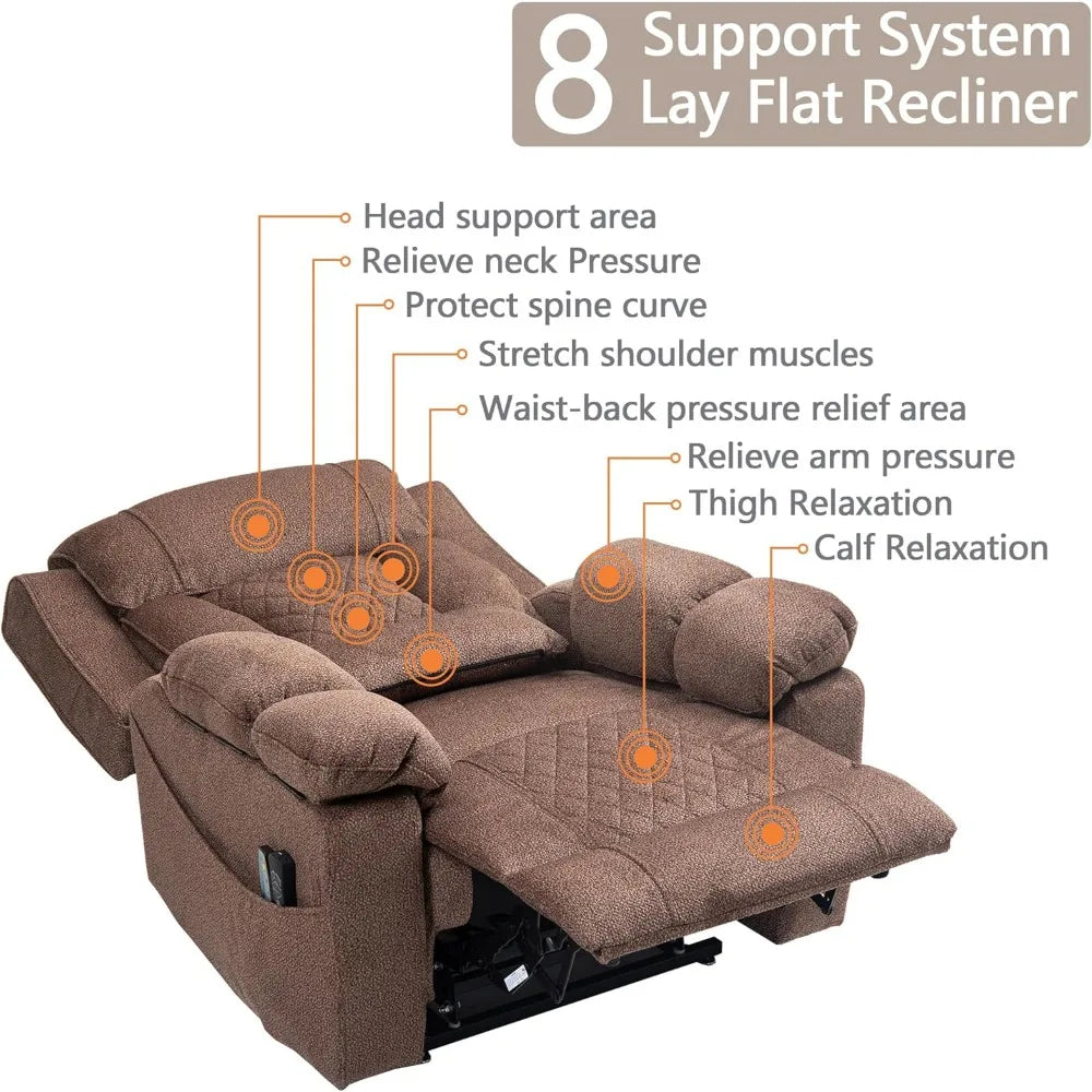 BRODY Minimalist Modern Lift Chair Recliner – 40.5" W