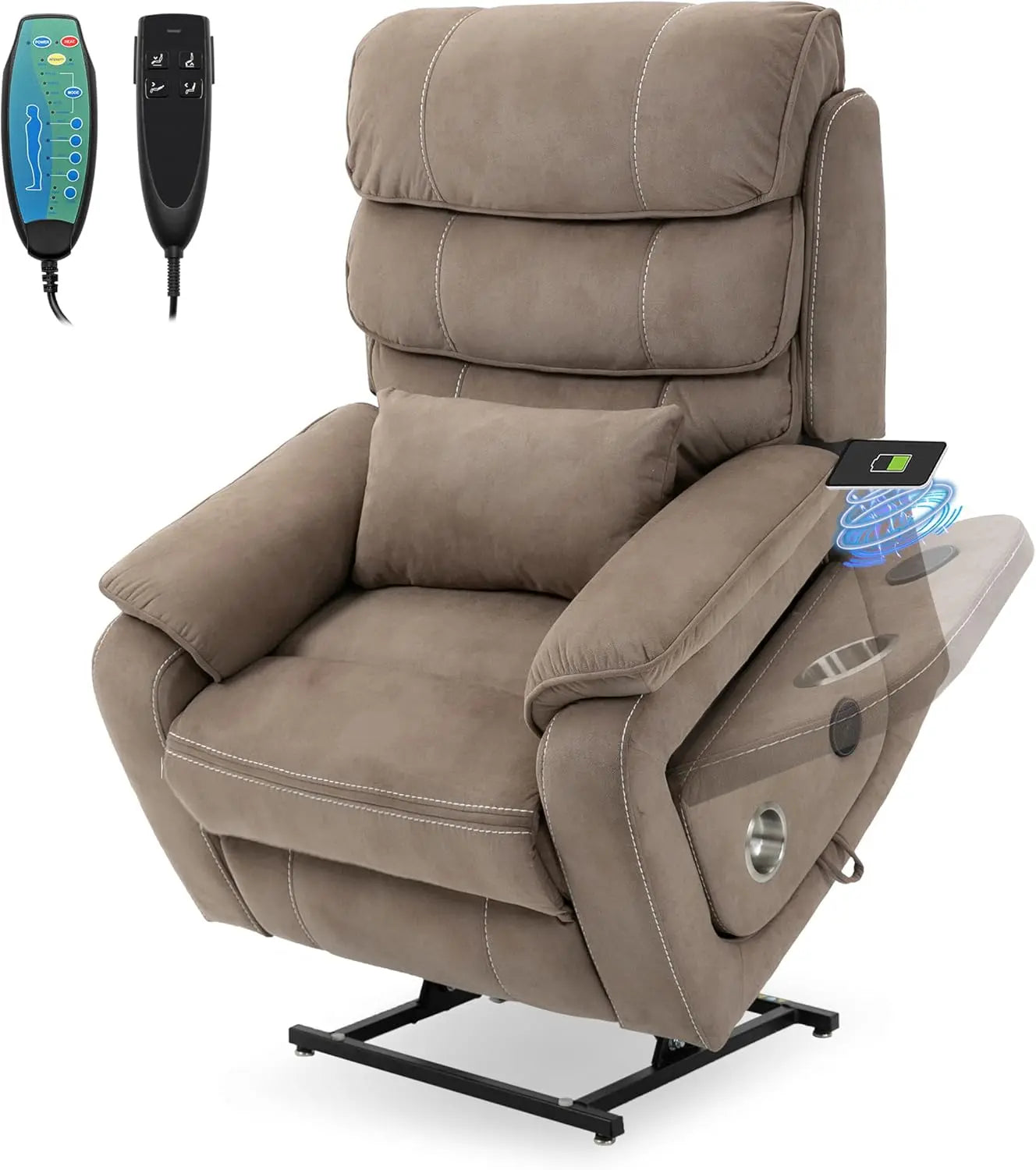 BRODY Minimalist Modern Lift Chair Recliner – 40.5" W