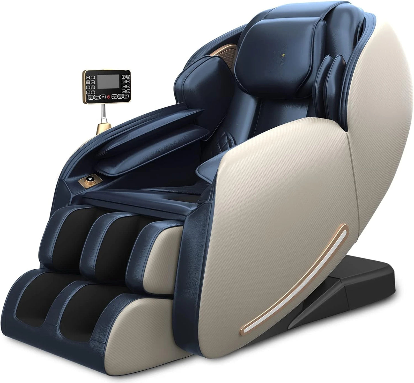 BLAKE Full Body Zero Gravity SL-Track Shiatsu Massage Chair with APP Control-28.34" W