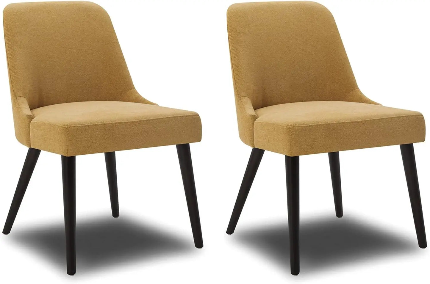 MILA Mid-Century Modern Dining Chairs Upholstered Fabric Accent Chair - 20.5" W
