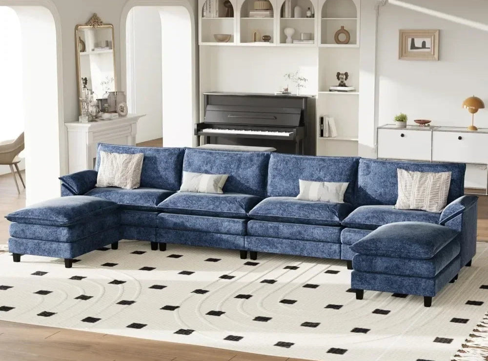 PIPER Minimalist Modern Modular U-Shaped Sectional Sofa – 79.53'' W