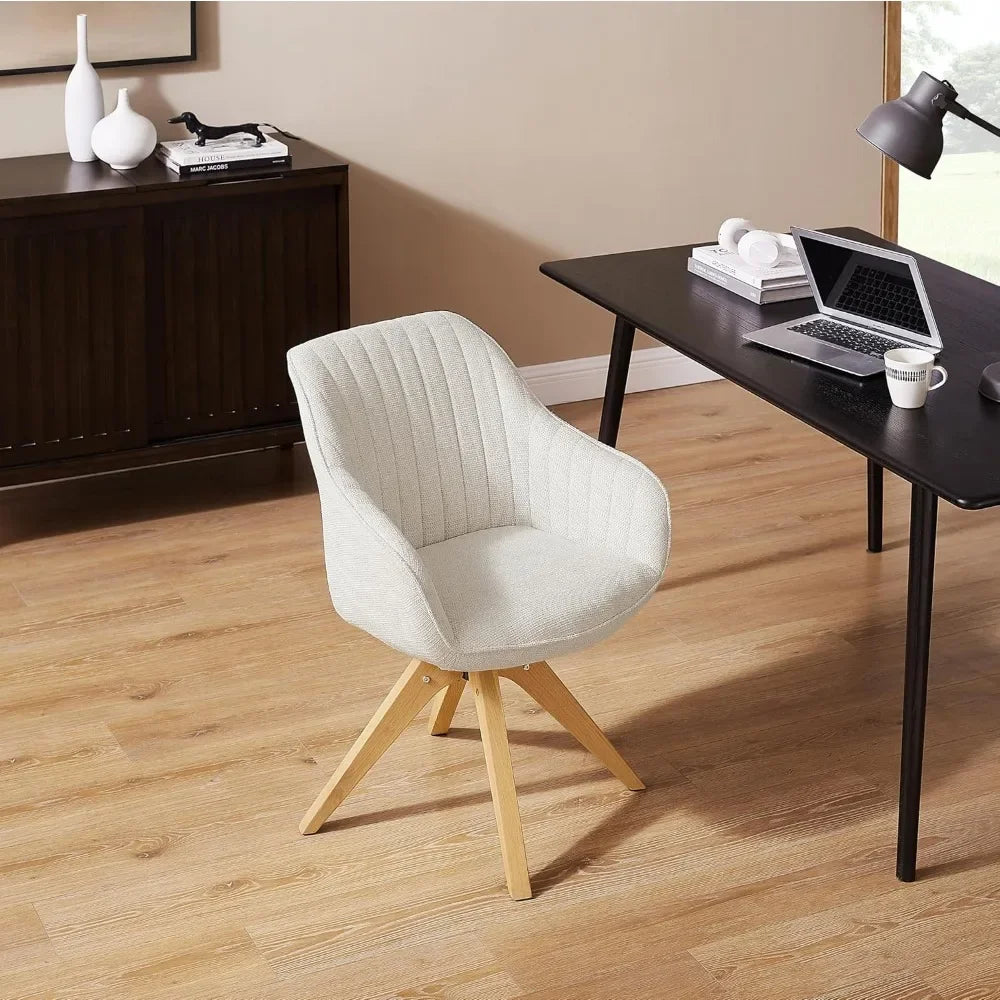 RUBY Lynera Mid-Century Modern Swivel Accent Chair - Armchair-23.03"W