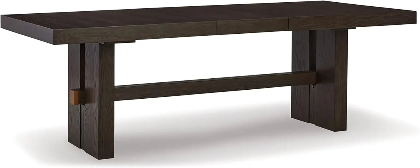 MIA Modern Traditional Rectangle Extension Dining Table – 72" W