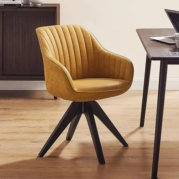 RUBY Lynera Mid-Century Modern Swivel Accent Chair - Armchair-23.03"W