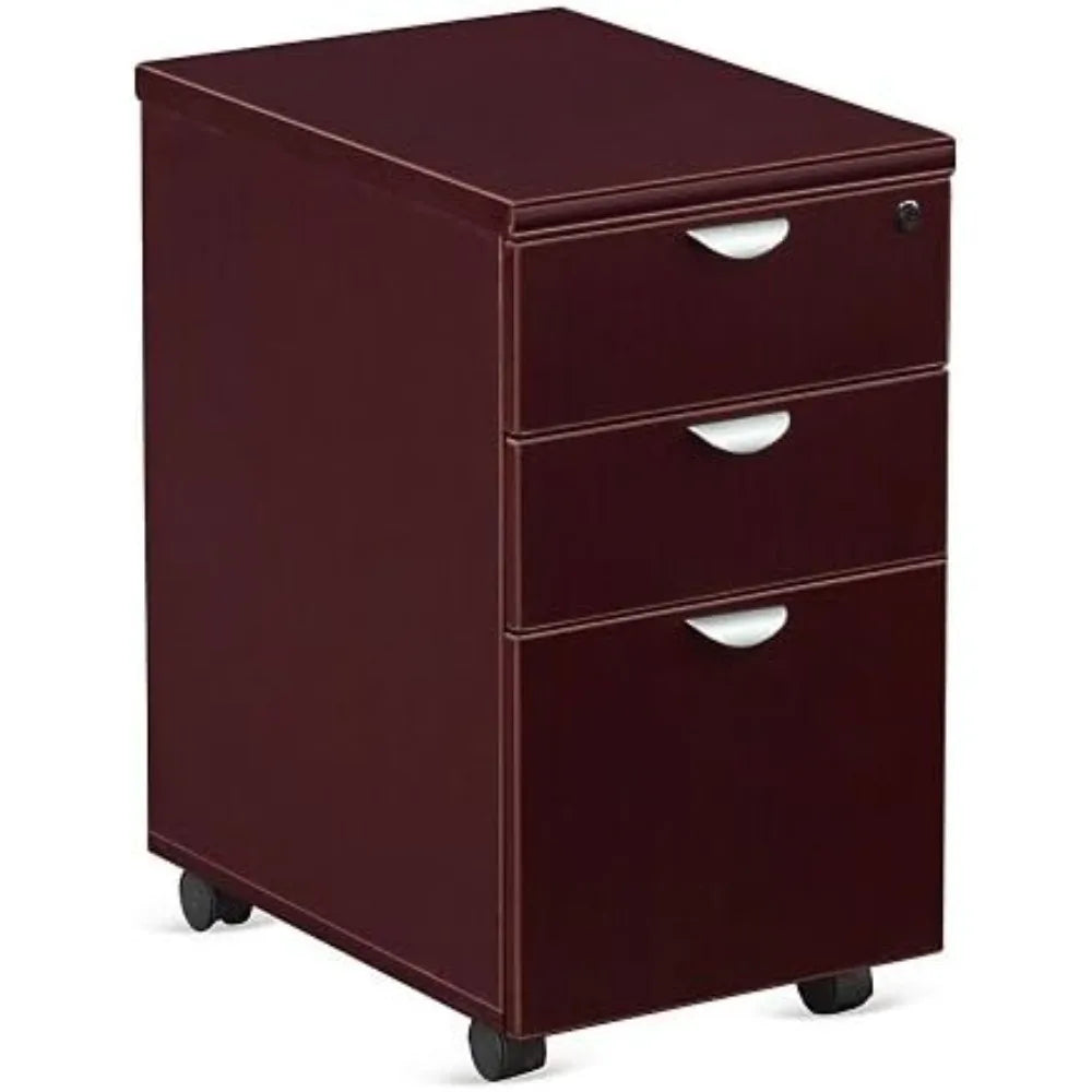 ALEXANDER Contempo Style 3-Drawer Office Filing Cabinet – Pedestal Type – 16" W