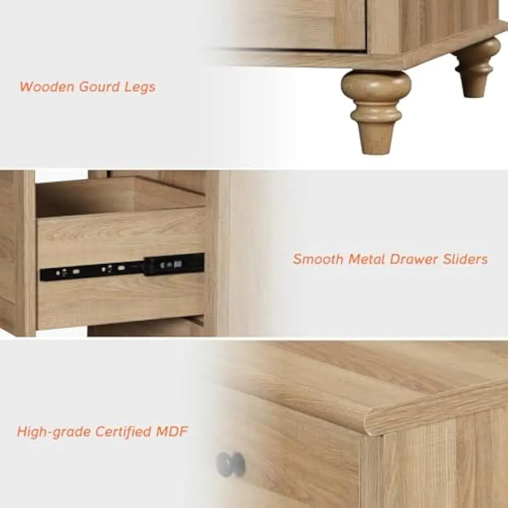 ELAINA Modern Wooden Dresser – 67.8" Wide 6-Drawer Chest for Bedroom & Closet Storage