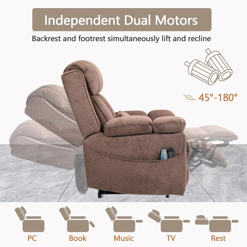 BRODY Minimalist Modern Lift Chair Recliner – 40.5" W