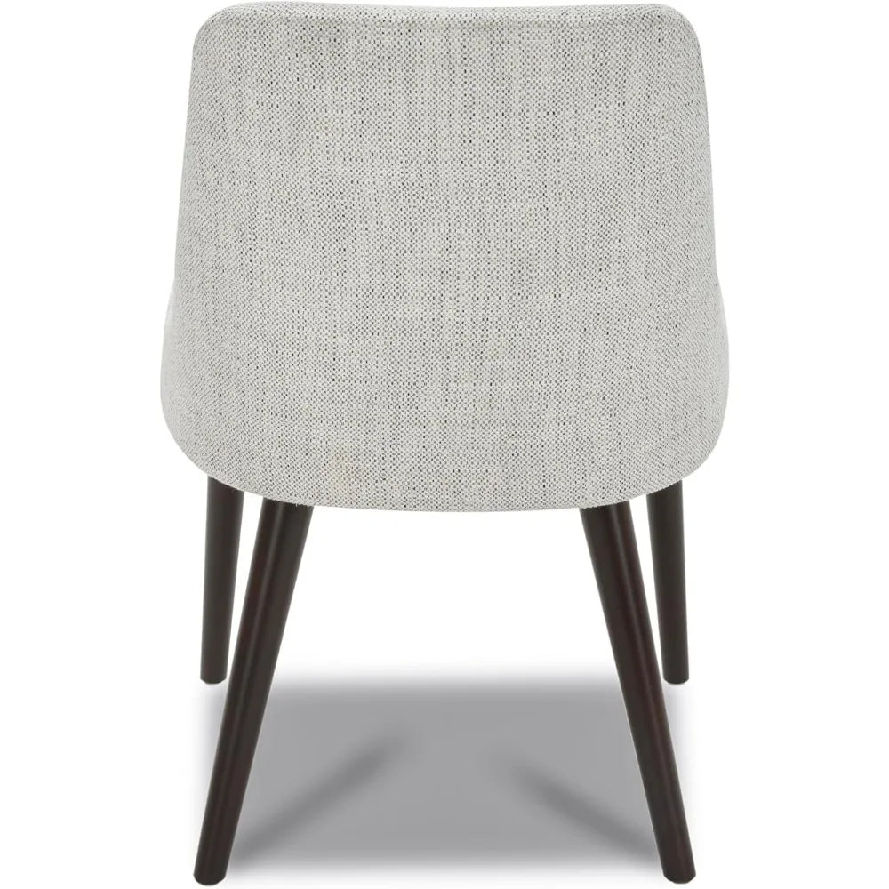 MILA Mid-Century Modern Dining Chairs Upholstered Fabric Accent Chair - 20.5" W