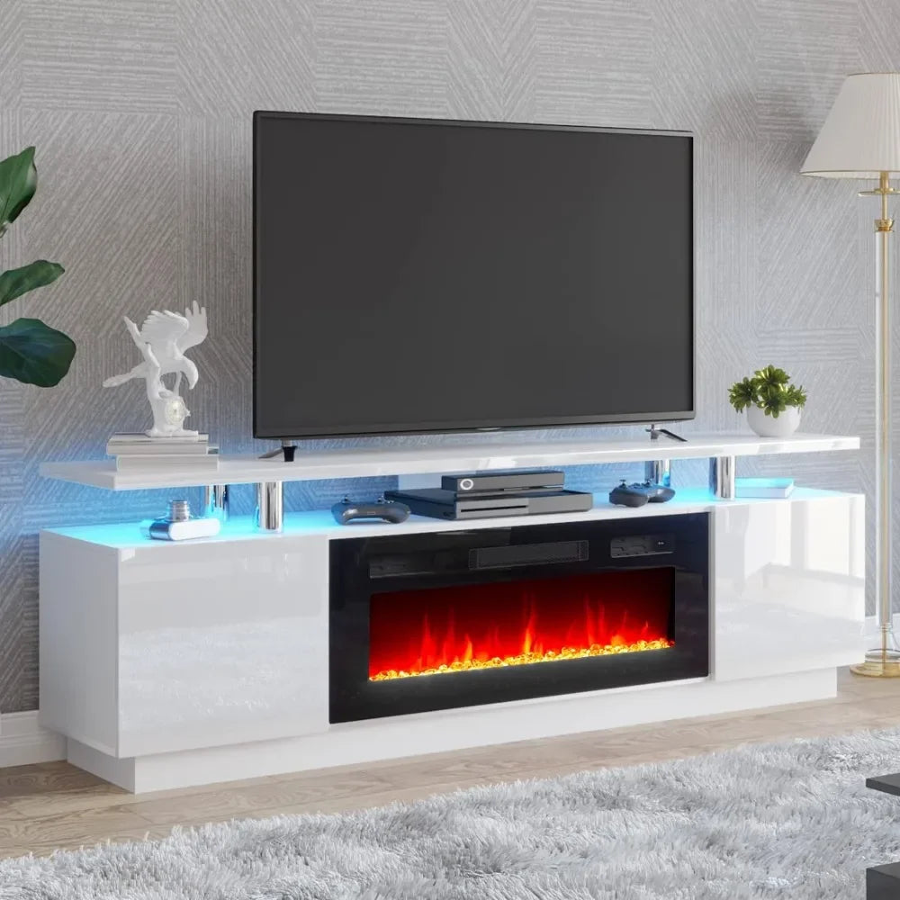 KYLIE Fireplace TV Stand 70.2" W