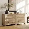 ELAINA Modern Wooden Dresser – 67.8" Wide 6-Drawer Chest for Bedroom & Closet Storage