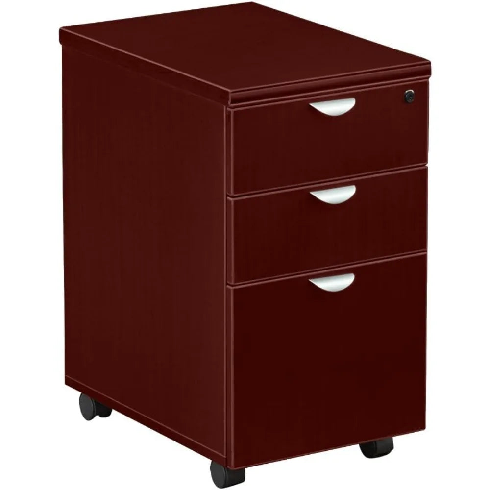 ALEXANDER Contempo Style 3-Drawer Office Filing Cabinet – Pedestal Type – 16" W
