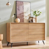 MILANI Mid-Century Modern 6-Drawer Fluted Wood Dresser – Wide Storage Chest | 54'' W