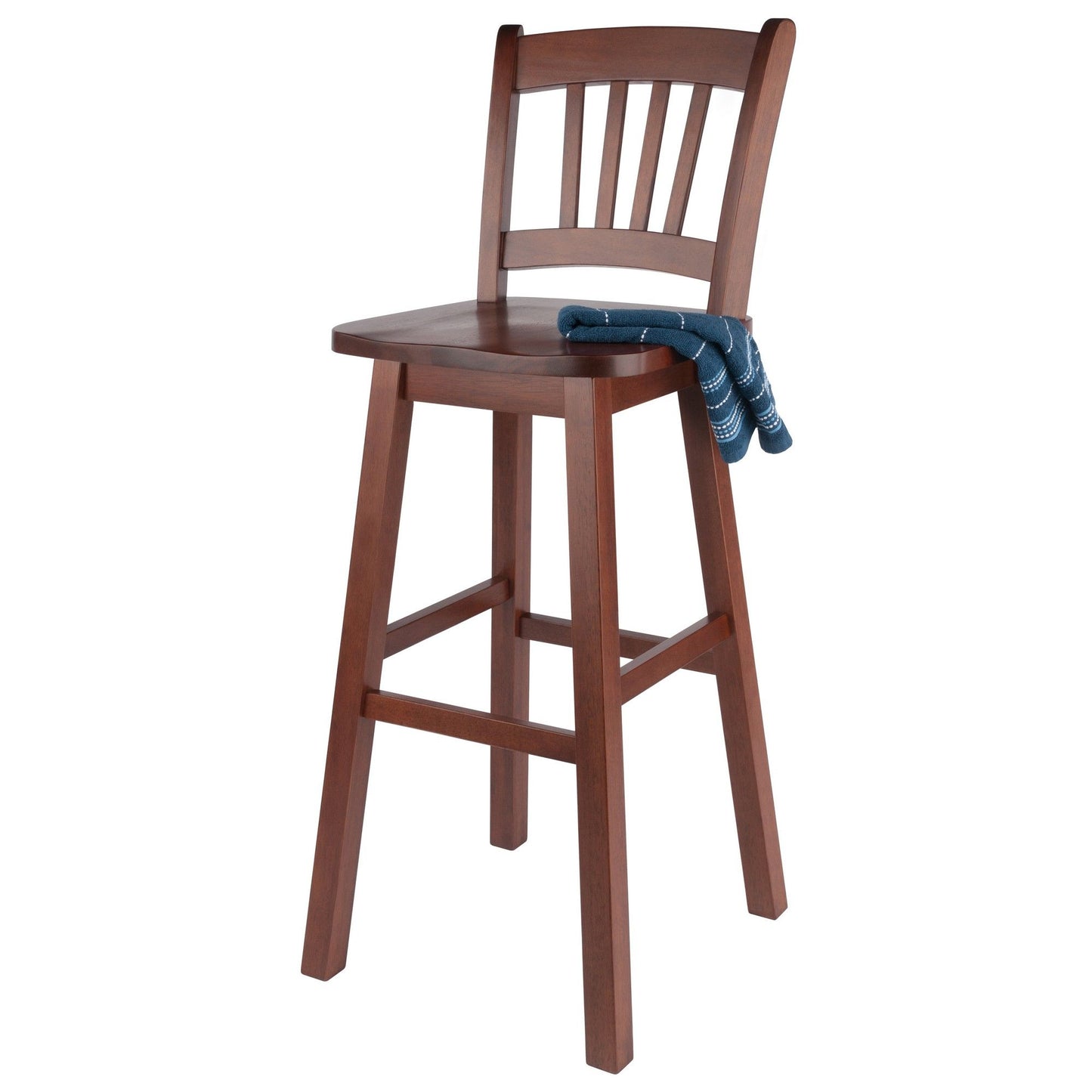 Fina Swivel Seat Bar Stool – Transitional Style, Bar Stoolb - 16.3" W