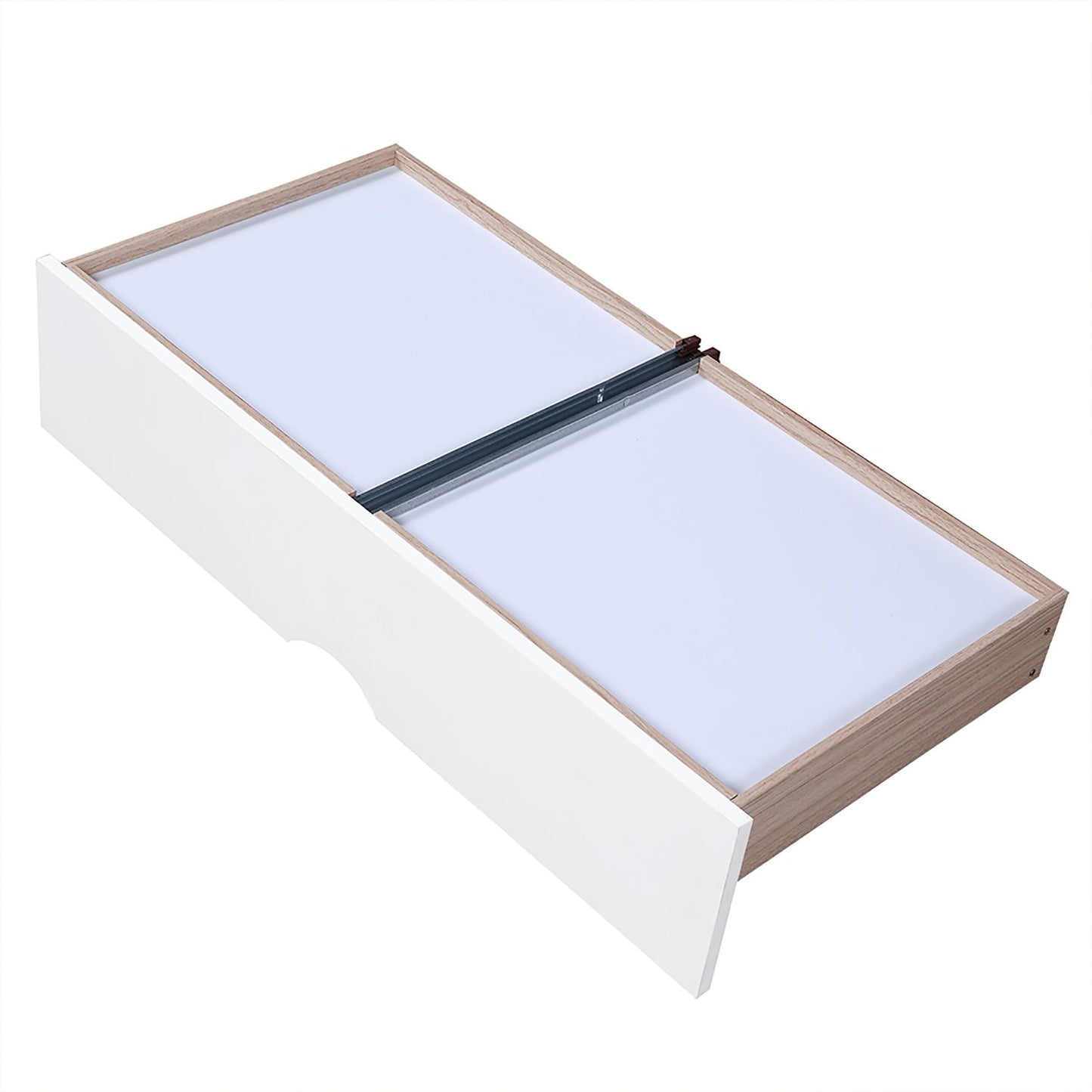 OLIVER Trundle & Storage Drawers - Twin to King Expandable Bed - 78.2"W