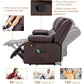 ADAM 3-Piece Recliner Sofa Set with Massage & Heat, Faux Leather-36.2" W