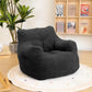 REIGN Modern Bean Bag Chair with Armrests - 37'' Wide, Filled & Ready to Use