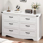 NYLA Modern Minimalist Wide Wooden Dresser - 47''