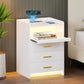 TRINITY Smart Nightstand with RGB Lights & Wireless Charging
