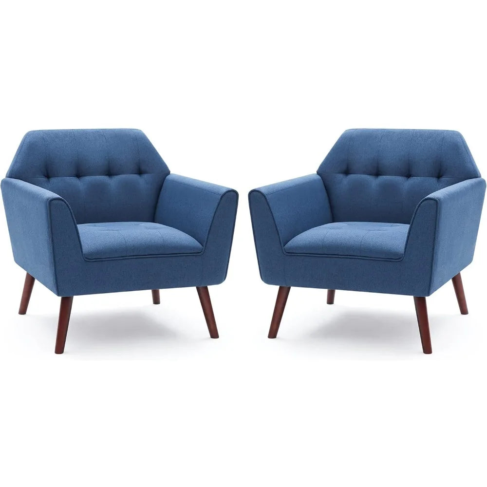 PAISLEY Jovie Mid-Century Tufted Accent Chair -30.3"W