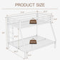 MAGNOLIA Modern Industrial Twin Over Full Metal Bunk Bed - 56''