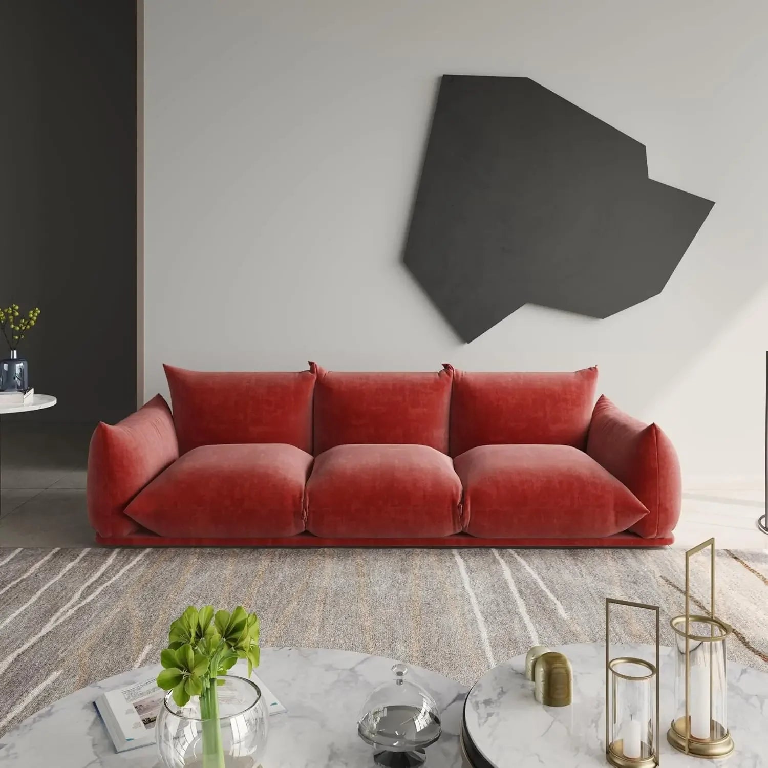 CONNOR Minimalist Modern L-Shaped Modular Sectional Sofa – 82"