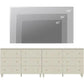 REAGAN Modern Minimalist 12-Drawer Extra-Wide Wooden Dresser - 94.4''