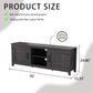 THOMAS Farmhouse TV Stand Modern Entertainment Center with – 70" W