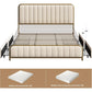 REMI Elegant Velvet Upholstered Bed Frame with 4 Storage Drawers - 60''