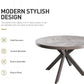 MARGARET Metro Modern Round Dining  with Circle Kitchen Table - 47.2"W