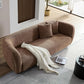 CALEB Modern Curved Tuxedo Sofa – Luxury 3-Seater Boucle Couch - 88.6”