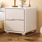 RAVEN Modern Cream Style Nightstand - 18.9'' Wide Light Luxury Bedside Cabinet