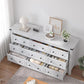 AMAYA Modern Minimalist 9-Drawer Wooden Dresser - 59"