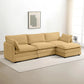 ALANA Velarno Corduroy Oversized Modular L-Shaped Sectional Sofa – Modern Style – 112.2"W