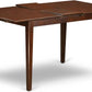 ETHAN Modern Rectangle Wooden Dining Table with Butterfly Leaf - 32"x60" W