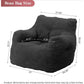 REIGN Modern Bean Bag Chair with Armrests - 37'' Wide, Filled & Ready to Use