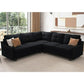 KATE Velvexa Modern Velvet Reversible Sectional Sofa | Convertible L-Shaped Couch – 82.7″ W