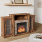 ENESIS LED Lights and APP Control, Wooden Entertainment Center - 59" W