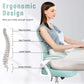 DJIBOUTI Ergonomic Office Chair with Adjustable Height Lumbar Support - 24" W