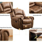 ANTHONY Classic Leather Manual Recliner Chair – Traditional Single Sofa - 41"