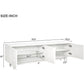 TV Cabinet.Modern TV Stand for 80"+ TV, 70" Wood TV Console with Arched Doors, Arch Entertainment Center with 2 Storage Cabinets