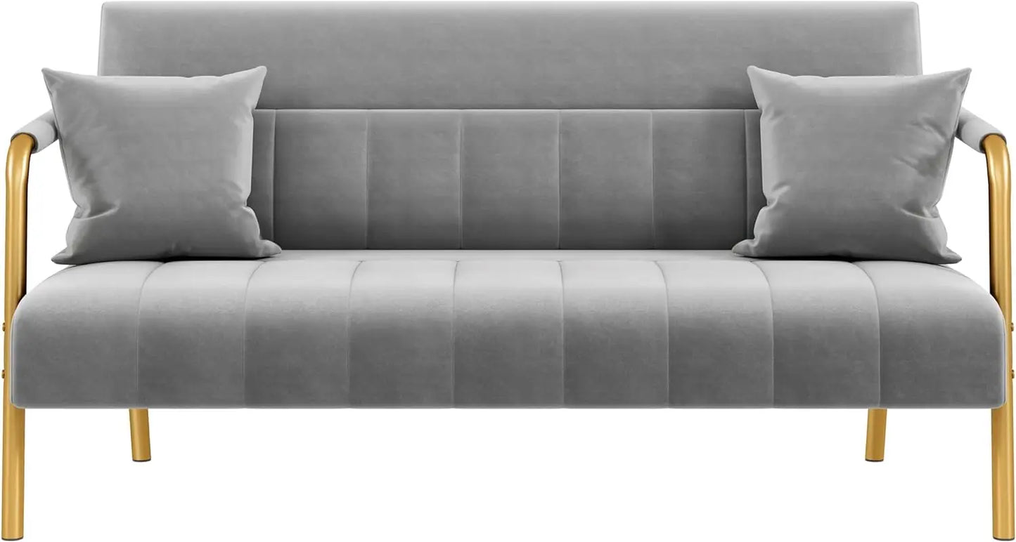 AVA Modern Glam Loveseat – Madison Collection – 56.5"