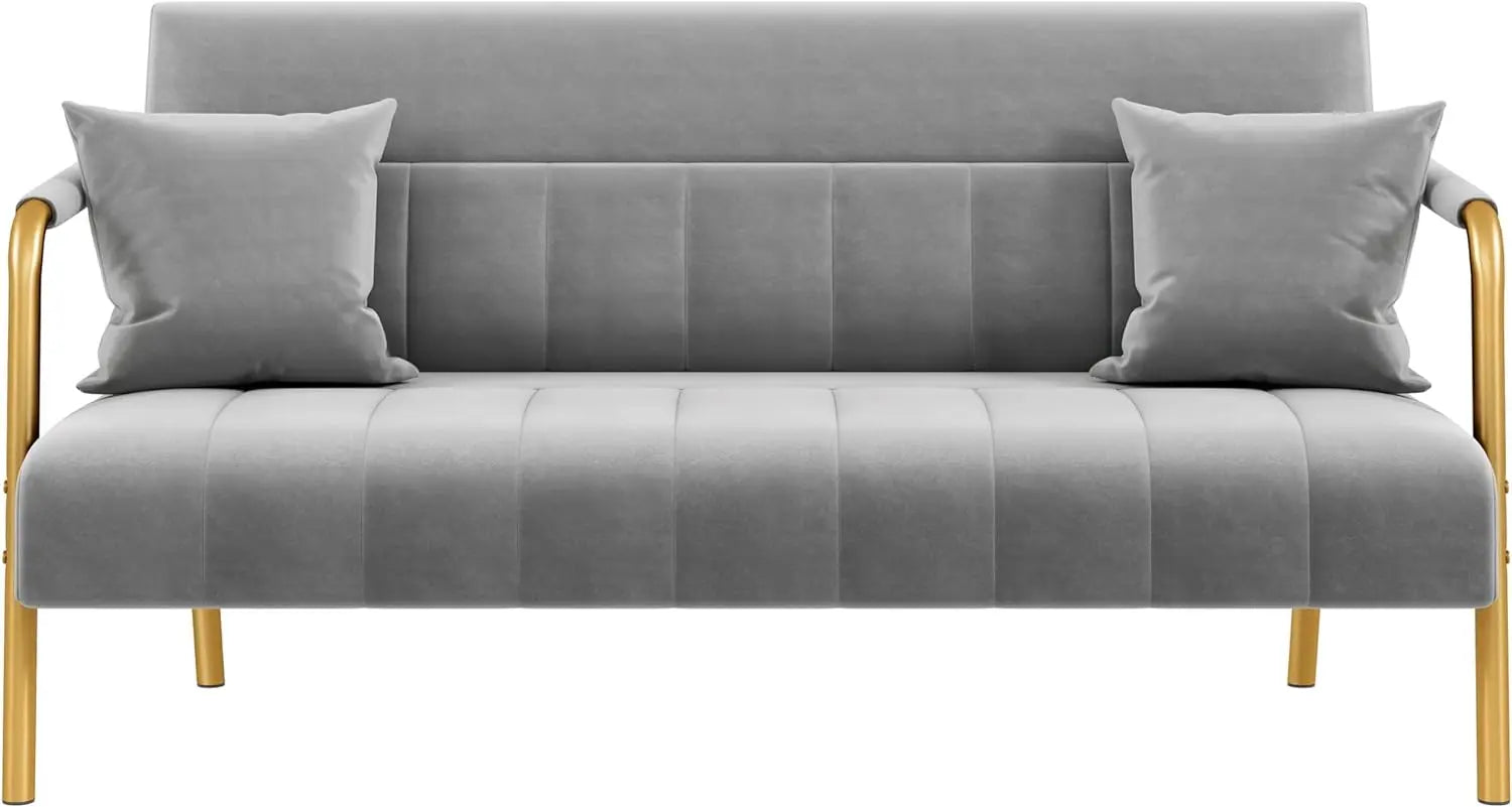 AVA Modern Glam Loveseat – Madison Collection – 56.5"