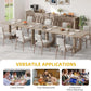SUSAN Modern Farmhouse Rectangular Dining Table - 70.86" W