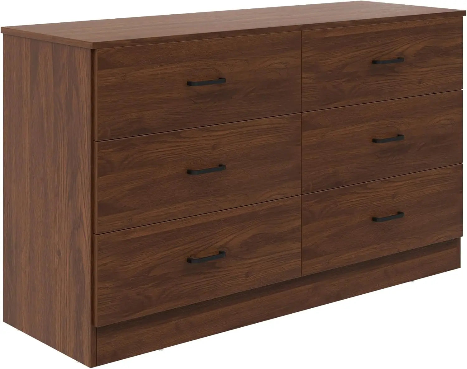 LUCILLE Modern Wood Dresser for Bedroom - 47.24'' Wide, 6 Drawers Storage Cabinet