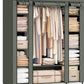 IZABELLA Modern Portable Fabric Closet Wardrobe | Clothes Storage Organizer