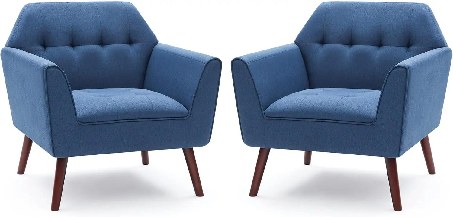 PAISLEY Jovie Mid-Century Tufted Accent Chair -30.3"W